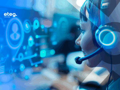 atendimento ominichannel com uma mulher entre várias telas